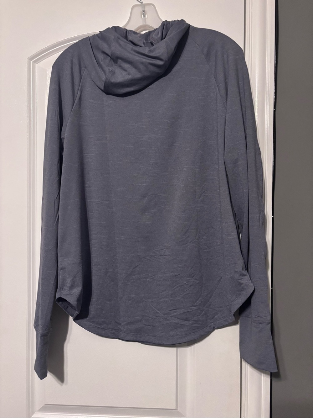 Bluesign appvd REI Co-op Women Sahara Shade Hooded Pullover Slate Heather Large - Picture 5 of 6